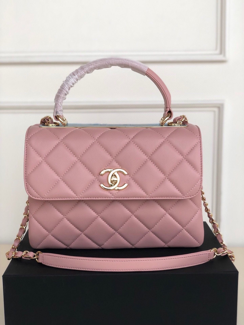 Ch**el top handle bags